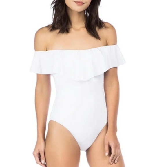Other - TRINA TURK Off-the-Shoulder Ruffle One Piece